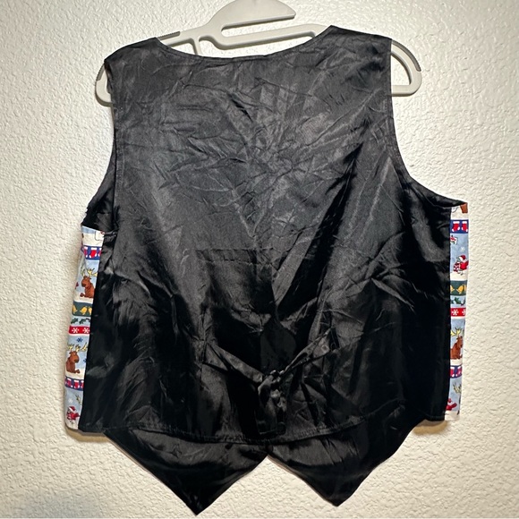 Nutcracker Brand Snowman & Snowflake Vest Women's Size Large - Picture 3 of 6